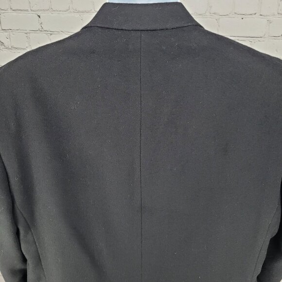 T. Harris Black Cashmere Silk Wool 2 Button Vented Notch Blazer Sport Coat 42R - Picture 9 of 14